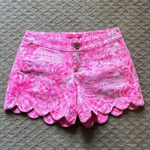 Lily Pulitzer Scalloped Shorts